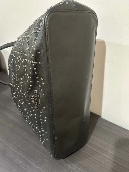 Coach Celeste Convertible Studded
Hobo bag in black leather EUC - Picture 10 of 13